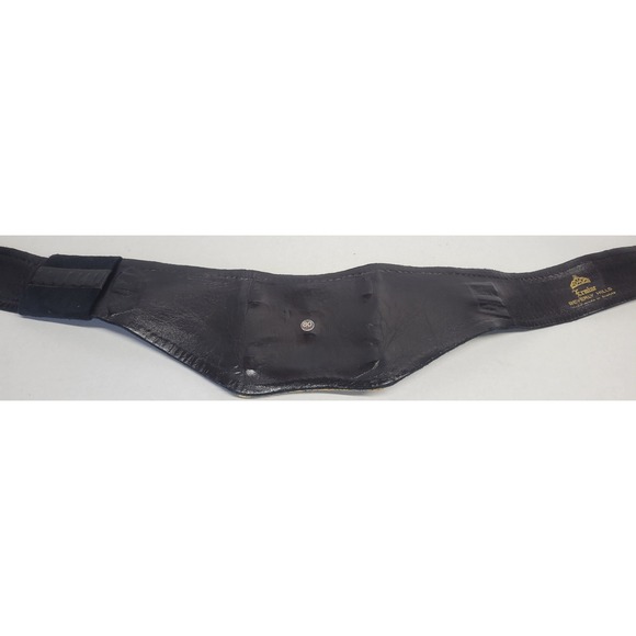 Ermine Beverly Hills Black Suede Wide Waist Belt Crystal Pearl Buckle Austria 80 main image 10